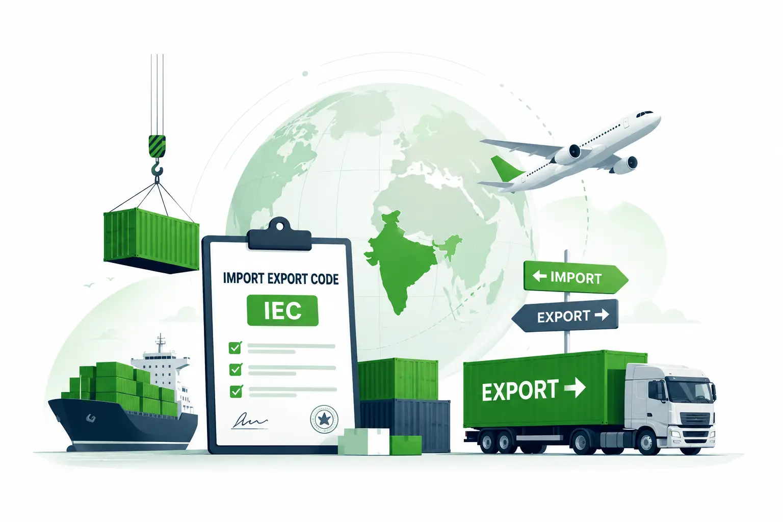 Import Export Code Registration