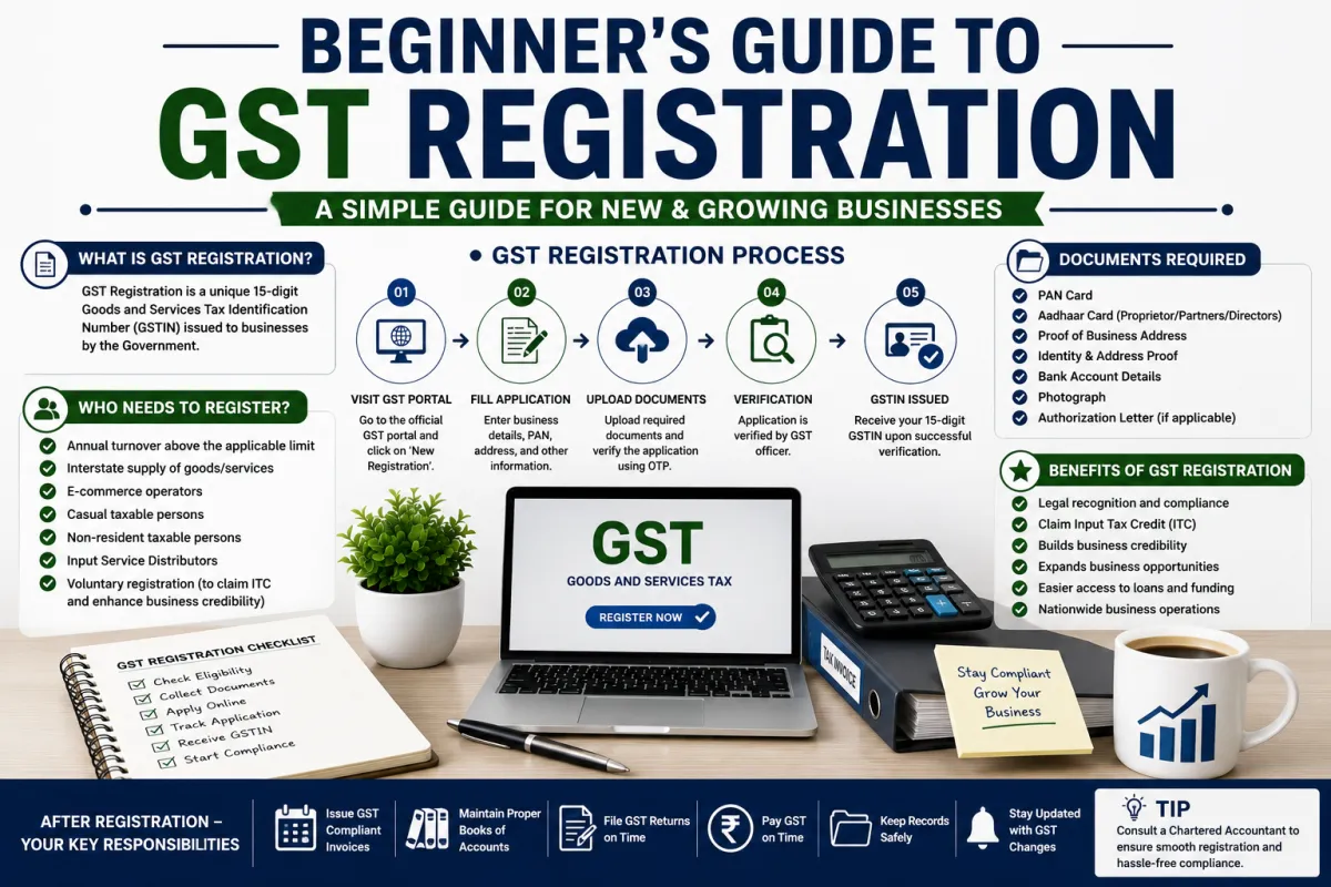 Beginner’s Guide to GST Registration: Everything You Need to Know Before Applying