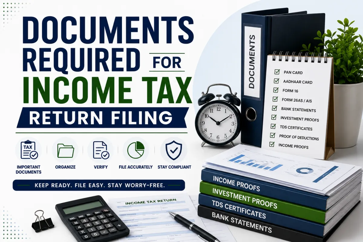 Documents Required for Income Tax Return Filing: A Complete Checklist for Taxpayers