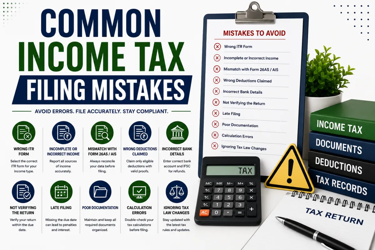 Common Income Tax Filing Mistakes: Errors Every Taxpayer Should Avoid