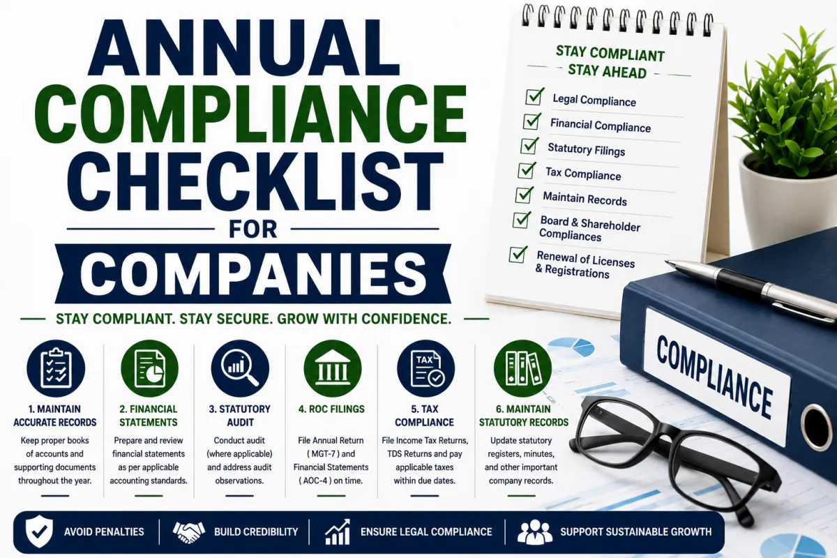 Annual Compliance Checklist for Companies: Essential Requirements Every Business Should Follow