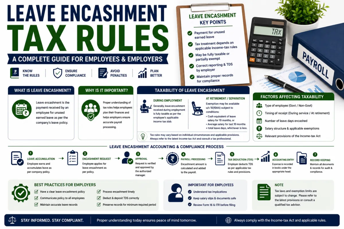 Leave Encashment Tax Rules: A Complete Guide for Employees and Employers