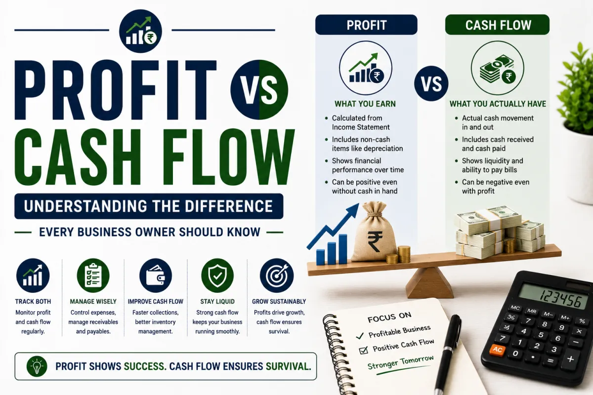 Profit vs Cash Flow: Understanding the Difference Every Business Owner Should Know