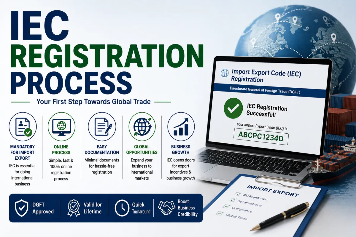 IEC Registration Process: Complete Step-by-Step Guide to Import Export Code Registration in India