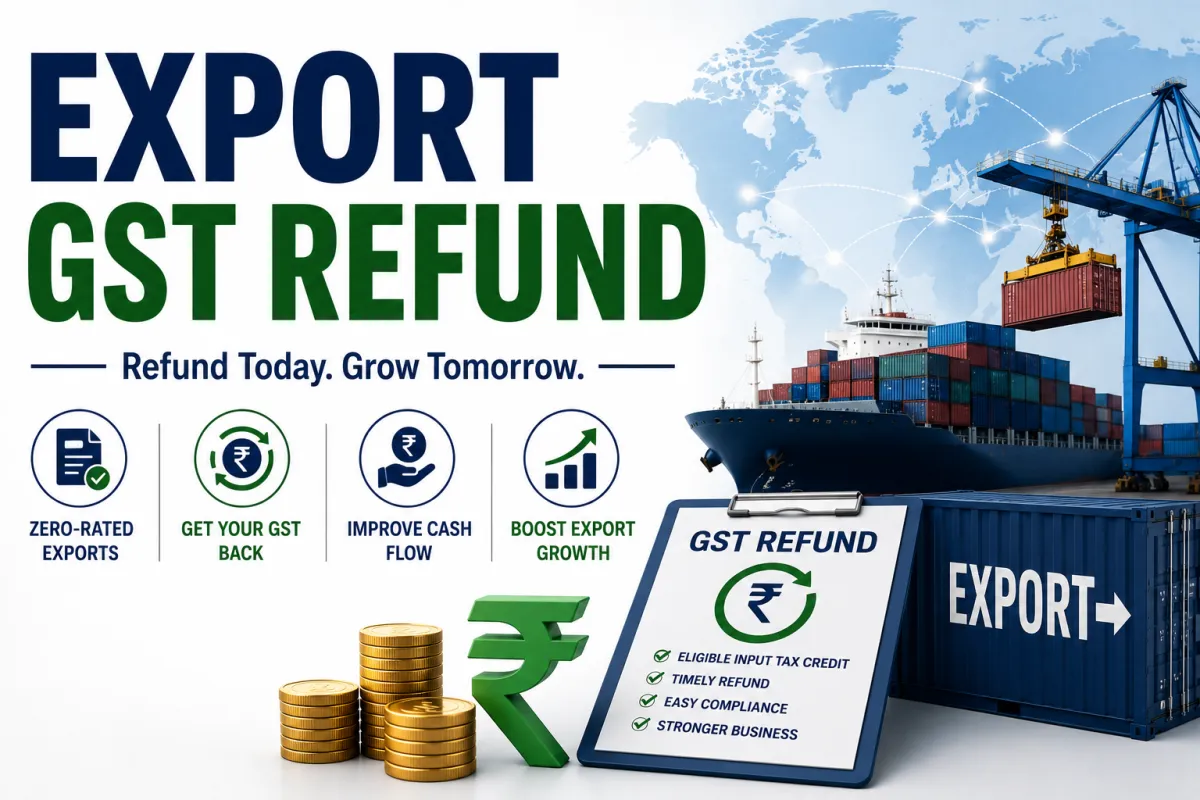 Export GST Refund: Complete Guide to GST Refund on Exported Goods and Services in India